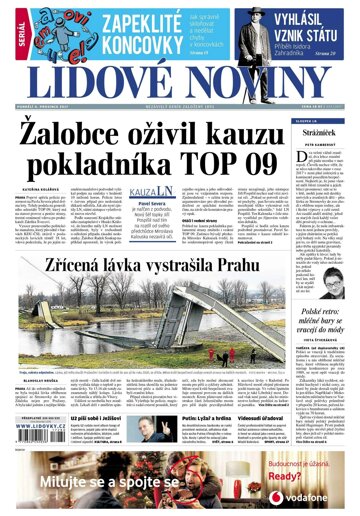 Obálka e-magazínu Lidové noviny 4.12.2017