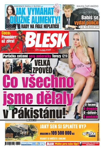 Obálka e-magazínu Blesk 17.1.2018