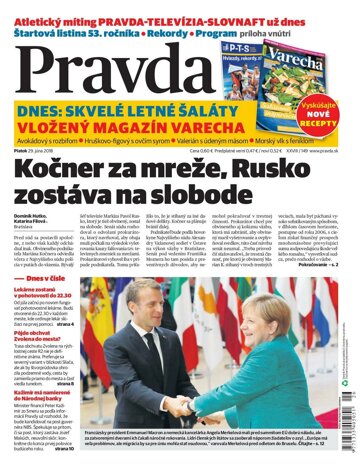 Obálka e-magazínu Pravda 29. 6. 2018