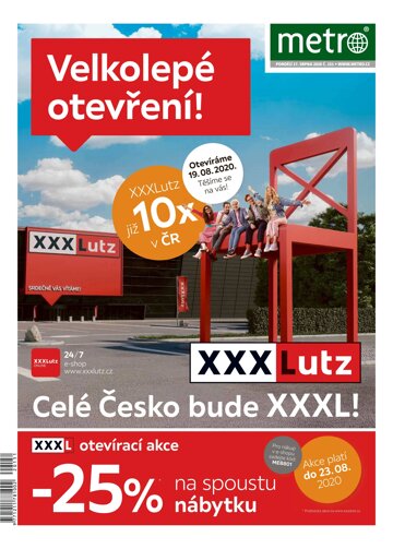 Obálka e-magazínu deník METRO 17.8.2020