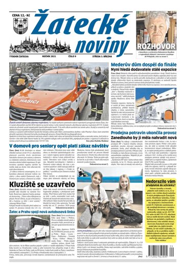 Obálka e-magazínu Žatecké noviny 9/2021