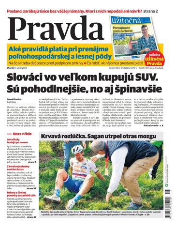 Obálka e-magazínu Pravda 11. 4. 2023