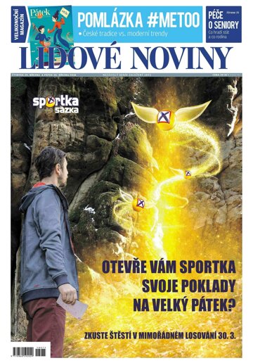 Obálka e-magazínu Lidové noviny 29.3.2018