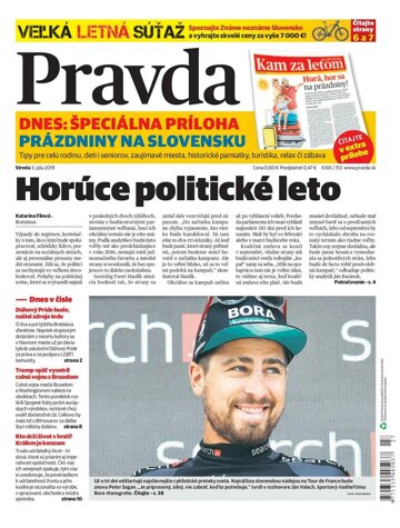 Obálka e-magazínu Pravda 3. 7. 2019