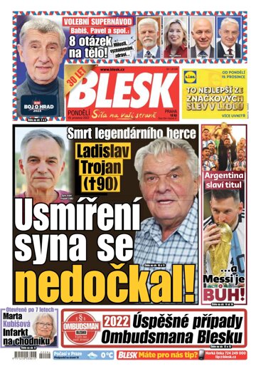 Obálka e-magazínu Blesk 19.12.2022