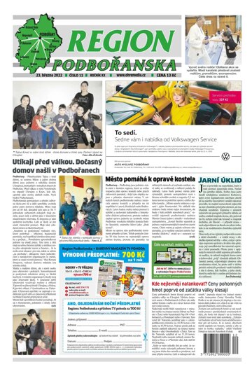 Obálka e-magazínu Region Podbořanska 12/2022