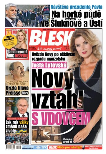 Obálka e-magazínu Blesk 24.2.2023