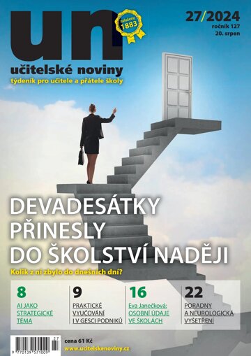 Obálka e-magazínu Učitelské noviny 27/2024