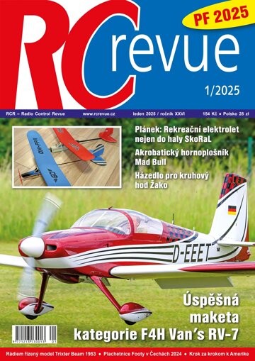 Obálka e-magazínu RC revue 1/2025