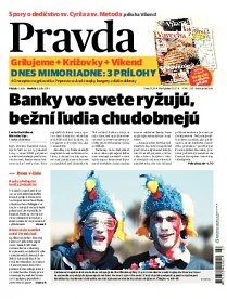 Obálka e-magazínu Pravda 4. 7. 2014