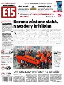 Obálka e-magazínu E15 7.11.2014