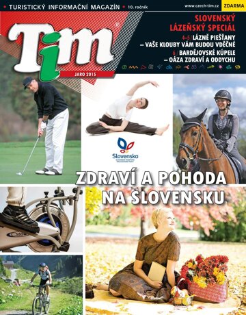 Obálka e-magazínu LÁZNĚ SLOVENSKO 2015