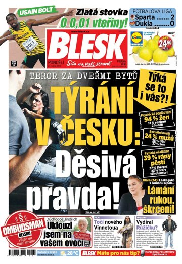 Obálka e-magazínu Blesk 24.8.2015