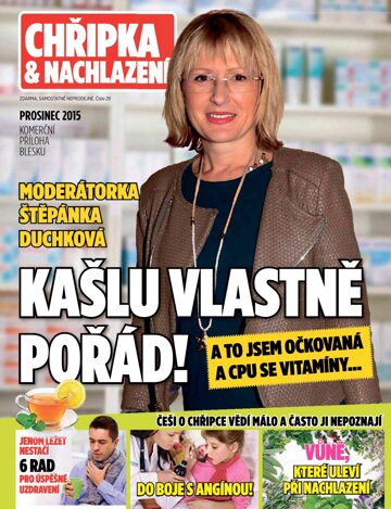 Obálka e-magazínu Příloha Blesk Chřipka a nachlazení - 9.12.2015