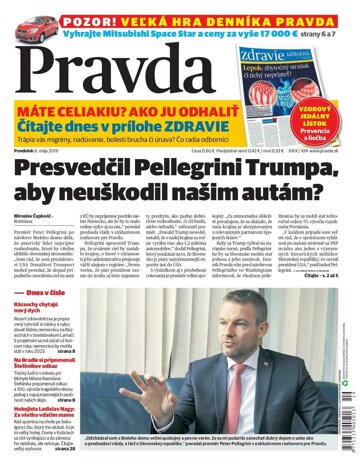 Obálka e-magazínu Pravda 6. 5. 2019