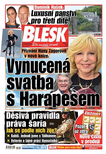 Obálka e-magazínu Blesk 19.8.2021