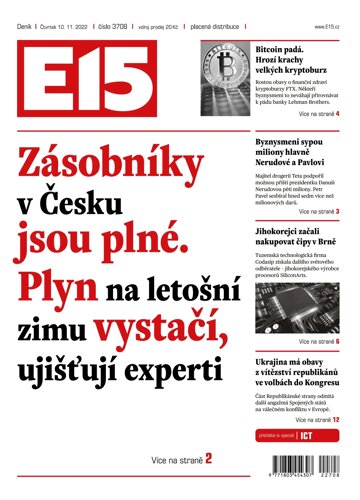 Obálka e-magazínu E15 10.11.2022