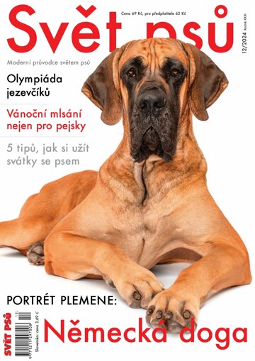 Obálka e-magazínu Svět psů 12/2024