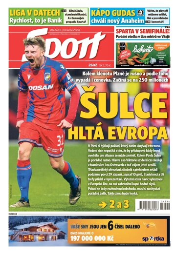 Obálka e-magazínu Sport 18.12.2024