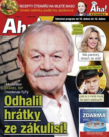 Obálka e-magazínu AHA! Tv - 9.4.2015