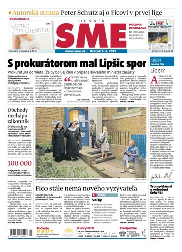 Obálka e-magazínu SME 9.6.2017