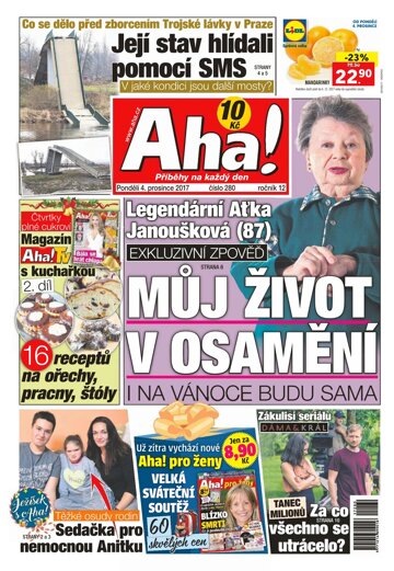 Obálka e-magazínu AHA! 4.12.2017