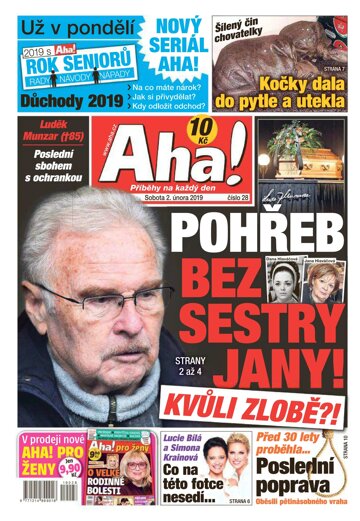 Obálka e-magazínu AHA! 2.2.2019