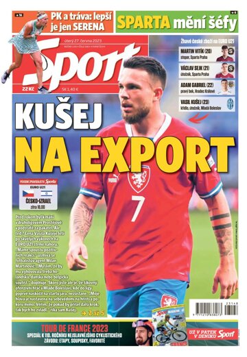 Obálka e-magazínu Sport 27.6.2023