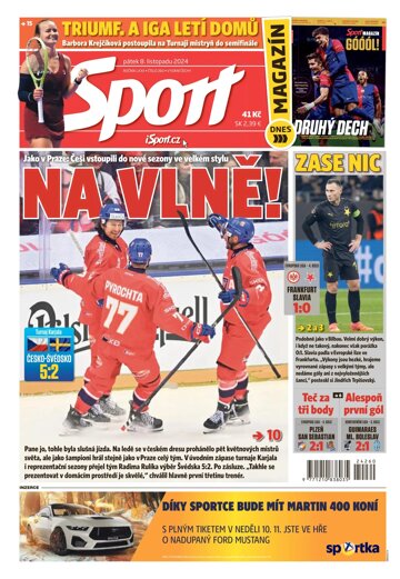 Obálka e-magazínu Sport 8.11.2024