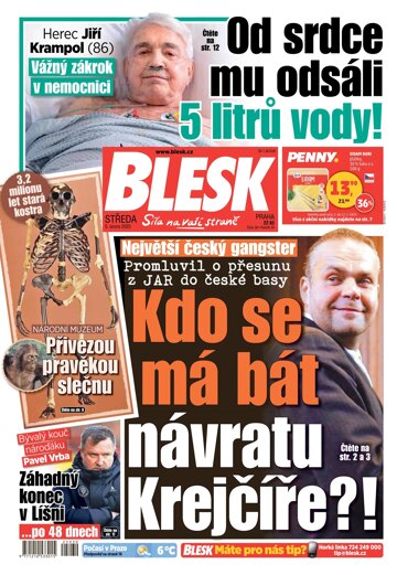 Obálka e-magazínu Blesk 5.2.2025