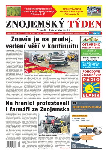 Obálka e-magazínu Znojemský týden 10/2025