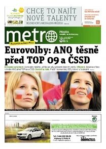 Obálka e-magazínu deník METRO 26.5.2014