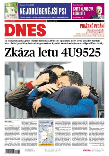 Obálka e-magazínu MF Dnes 25.3.2015