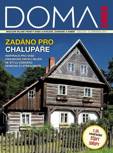 Obálka e-magazínu Doma DNES Magazín - 15.7.2015