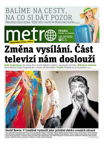 Obálka e-magazínu deník METRO 21.7.2016