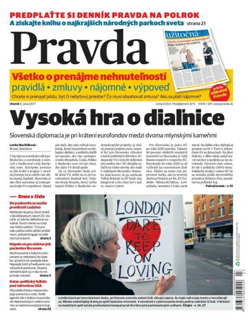 Obálka e-magazínu Pravda 6. 6. 2017