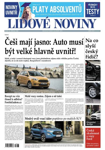 Obálka e-magazínu Lidové noviny 20.3.2018