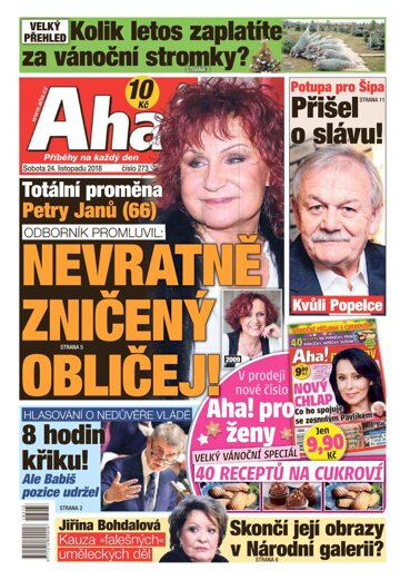 Obálka e-magazínu AHA! 24.11.2018