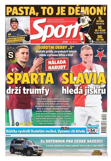 Obálka e-magazínu Sport 11.4.2023