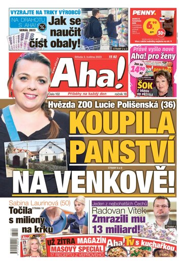 Obálka e-magazínu AHA! 3.5.2023