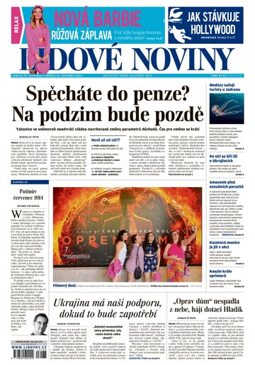 Obálka e-magazínu Lidové noviny 22.7.2023