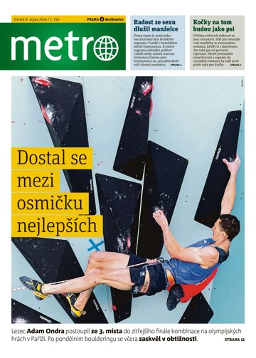 Obálka e-magazínu deník METRO 8.8.2024