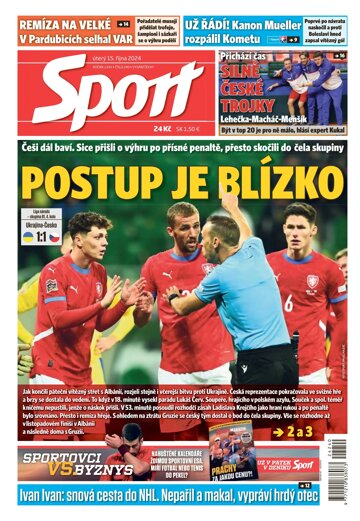 Obálka e-magazínu Sport 15.10.2024