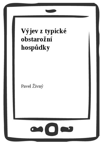 Obálka knihy Výjev z typické obstarožní hospůdky