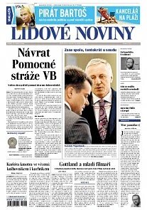 Obálka e-magazínu Lidové noviny 22.8.2014