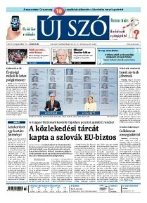 Obálka e-magazínu Új Szó 11.9.2014