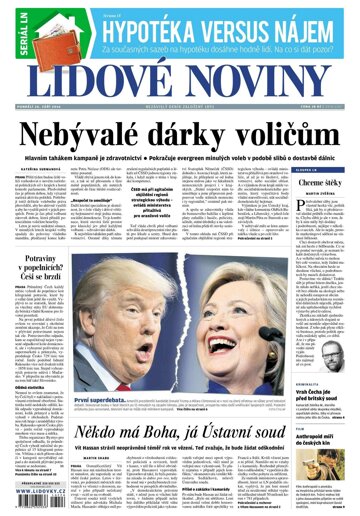 Obálka e-magazínu Lidové noviny 26.9.2016