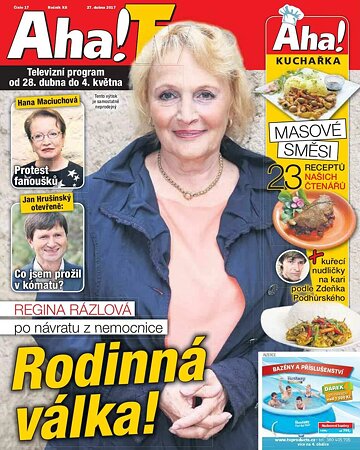 Obálka e-magazínu AHA! Tv - 27.4.2017