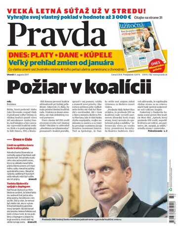 Obálka e-magazínu Pravda 8.8.2017