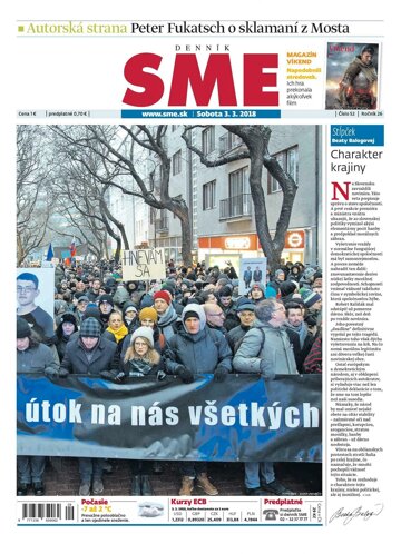 Obálka e-magazínu SME 3.3.2018